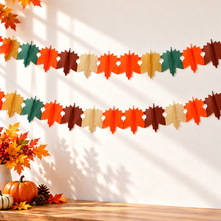 Autumn Leaves Garland - 3.6m