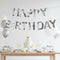 Silver Happy Birthday Fringe Bunting - 2.2m