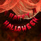 Bloody Happy Halloween Banner With Cleavers - 1.2m