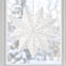 Large White Paper Star Hanging Christmas Decoration - 50cm