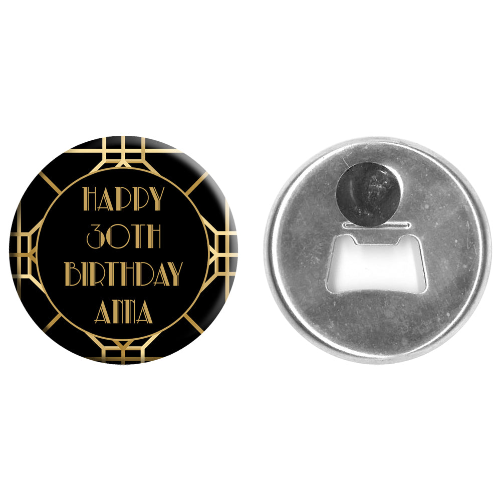 Personalised Bottle Opener Keyring - Gatsby - 58mm