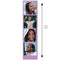 Personalised Multi Photo Giant Photobooth Strip Banner - Lilac - 30cm x 120cm