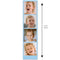 Personalised Multi Photo Giant Photobooth Strip Banner - Pale Blue - 30cm x 120cm