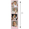 Personalised Multi Photo Giant Photobooth Strip Banner - Pale Pink - 30cm x 120cm
