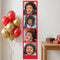 Personalised Multi Photo Giant Photobooth Strip Banner - Red - 30cm x 120cm
