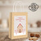 Personalised Gingerbread Christmas Paper Party Bag - Pack of 12