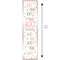 Rose Gold Glitz 100th Birthday Portrait Banner - 30cm x 120cm