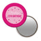 Glitz Pink Personalised Pocket Mirror - 58mm - Each