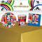 Go for Gold Summer World Games Party Tableware Pack for 8 With FREE Banner!