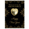Personalised Black and Gold New Years Eve Favour Card - Pack of 8