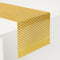 Gold Sequin Fabric Table Runner - 1.1m
