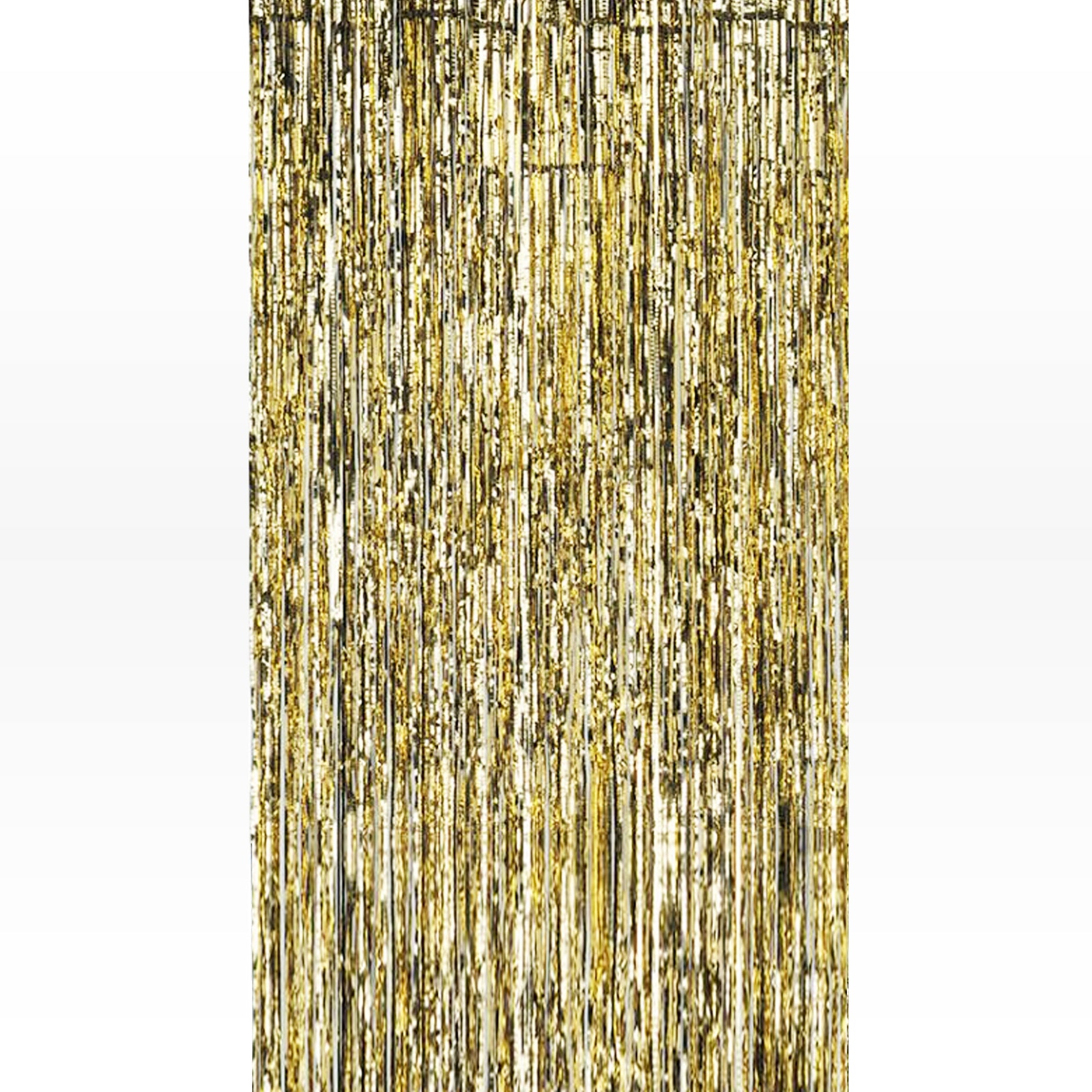 Gold Shimmer Curtain - Flame Retardent - 2.5m x 90cm