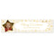Gold Stars Personalised Photo Banner - 1.2m