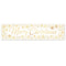 Gold Stars Merry Christmas Banner - 1.2m