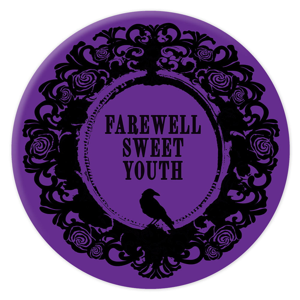 Personalised Gothic Frame Badge - 58mm Custom Name Badge