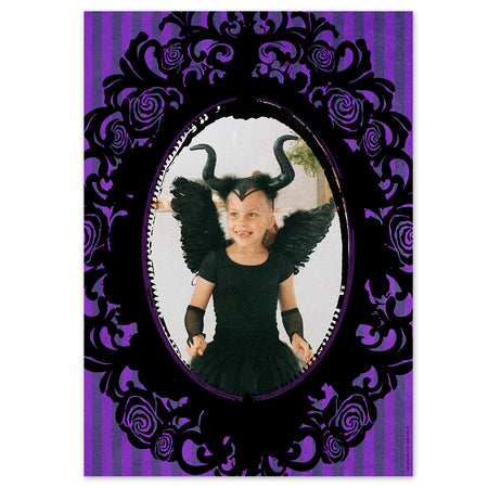 Gothic Girl Ornate Frame Personalised Poster - Custom A3 Print