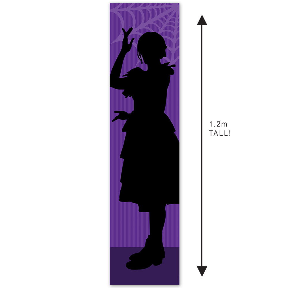 Gothic Girl Silhouette Portrait Banner - 30cm x 120cm