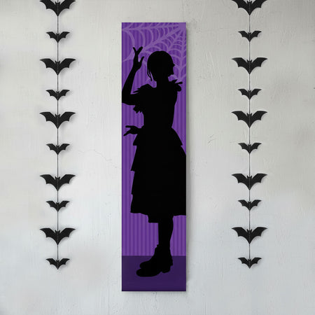 Gothic Girl Silhouette Portrait Banner - 30cm x 120cm
