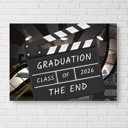 Graduation Clapperboard Poster - A3