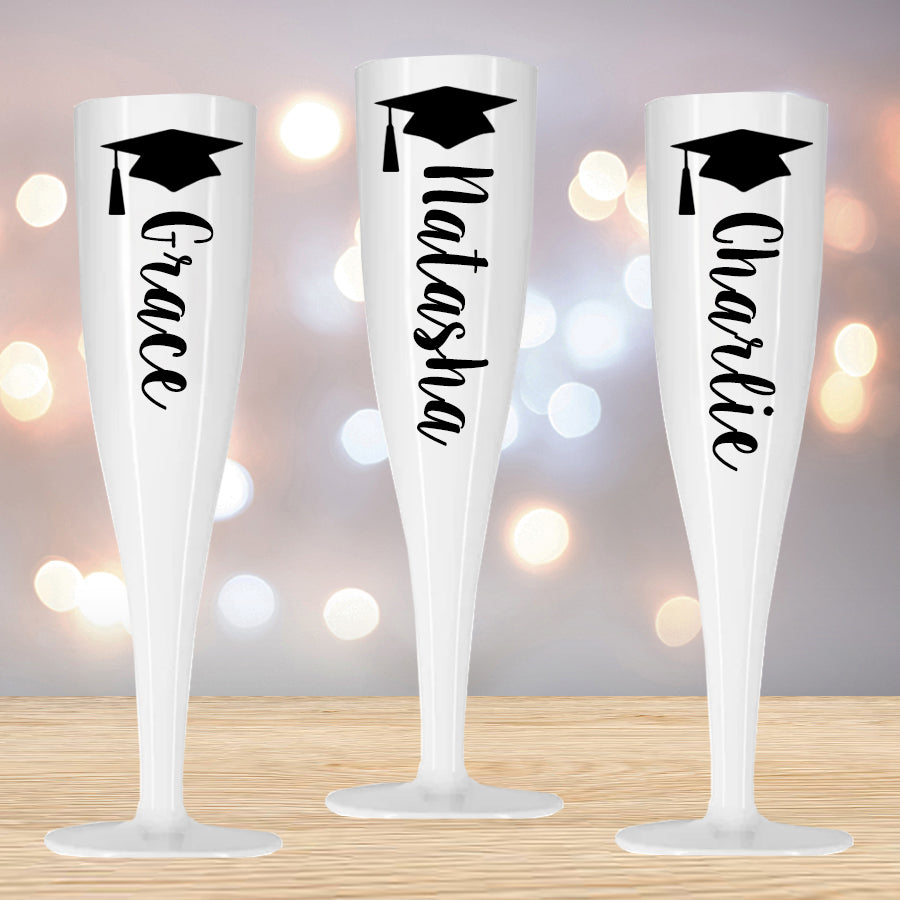 Graduation Personalised Champagne & Prosecco Flute | Party Packs