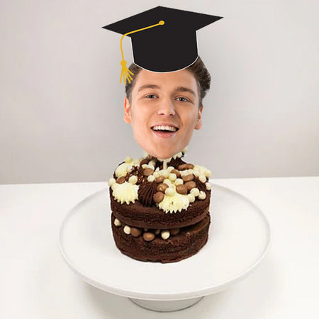 Graduation Personalised Photo Cake Topper