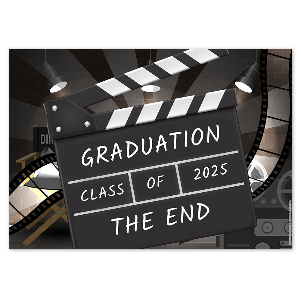 Graduation Clapperboard Poster - A3