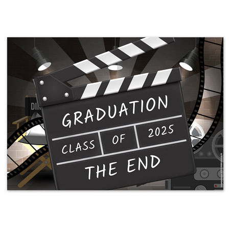 Graduation Clapperboard Poster - A3