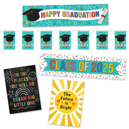 Graduation Celebration Paper Decoration Pack