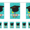 The Adventure Begins Graduation Celebration Paper Bunting Decoration - 2.4m