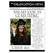 Personalised Graduation Newspaper Poster - A3