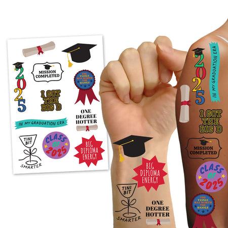 Graduation Tattoos - Sheet of 11