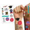 Graduation Tattoos - Sheet of 11