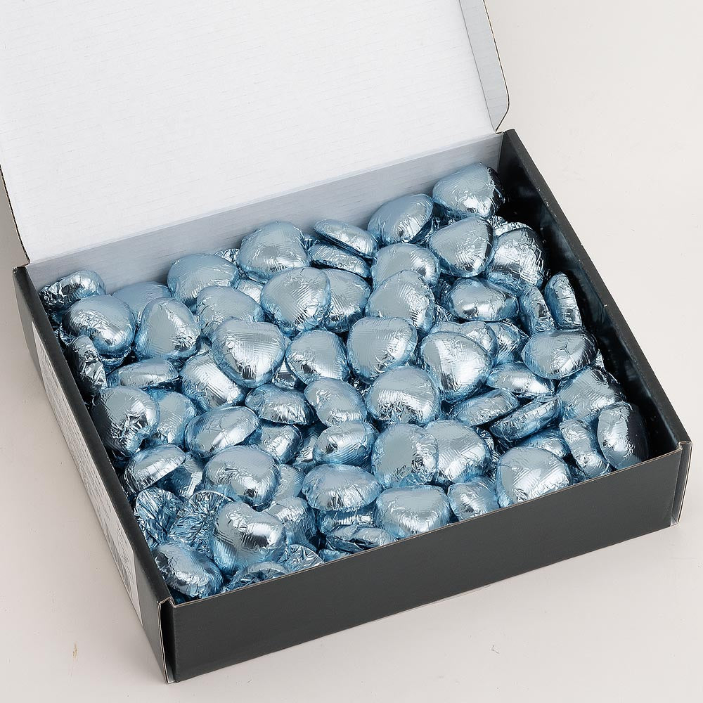 Chocolate Heart - Light Blue - 6g - Each