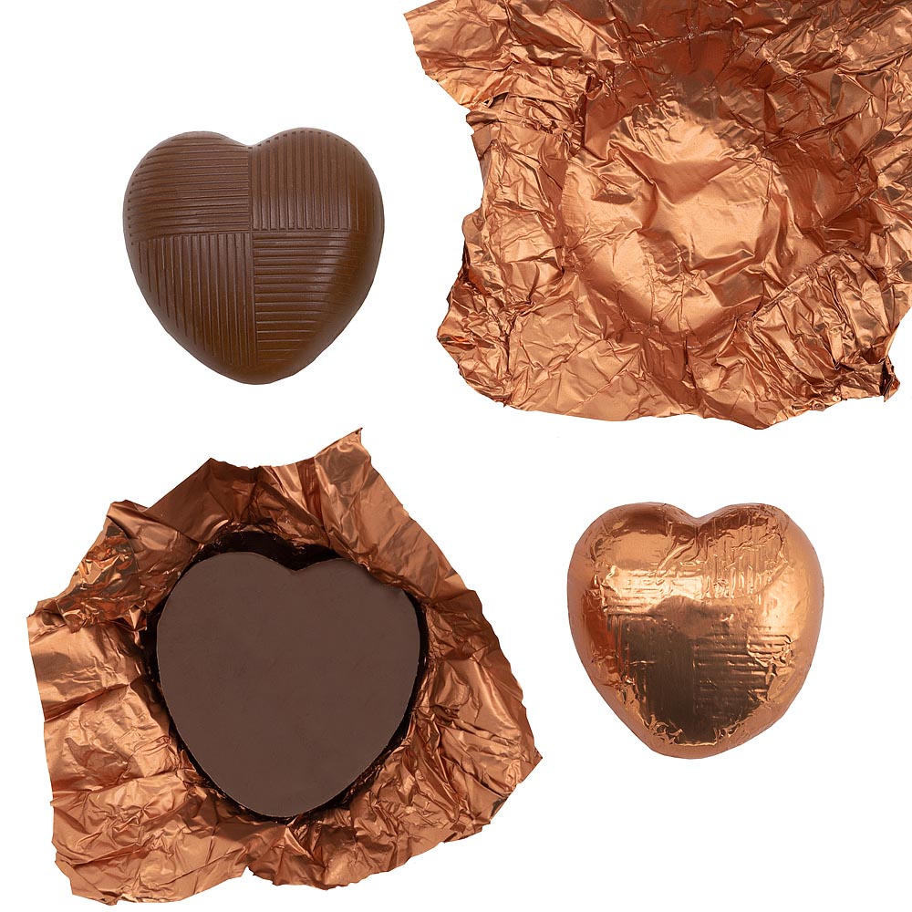 Chocolate Heart - Copper - 6g - Each