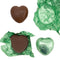 Chocolate Heart Green - Each - 5g