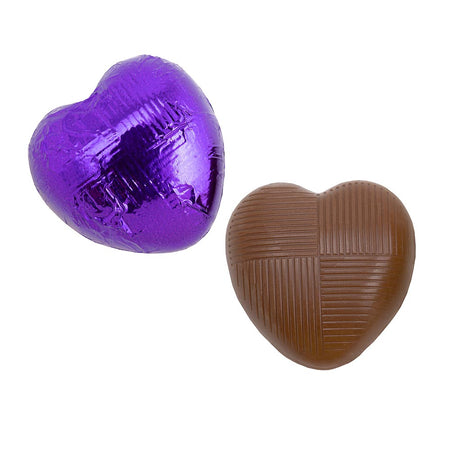 Chocolate Heart - Purple - Each - 6g