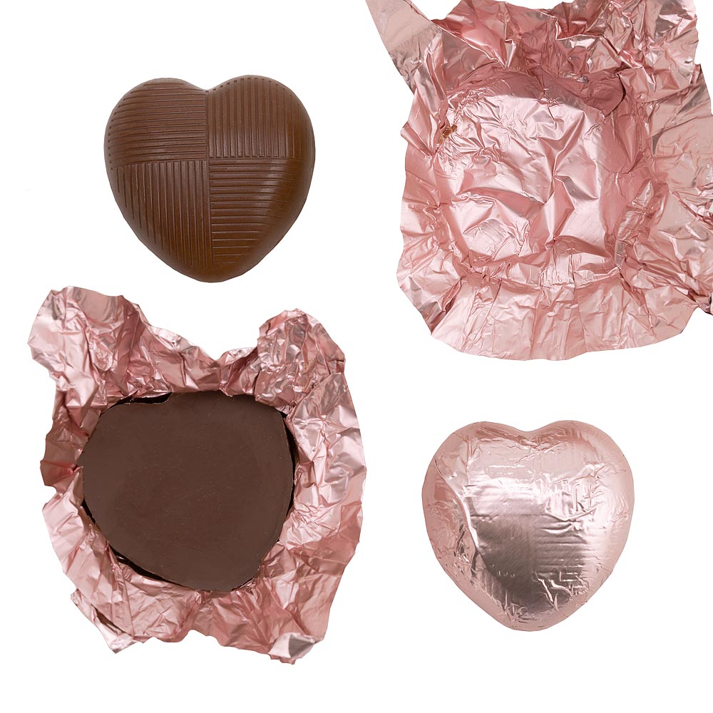 Chocolate Heart - Rose Gold - 6g - Each