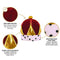 Plush King’s Royal Crown Hat