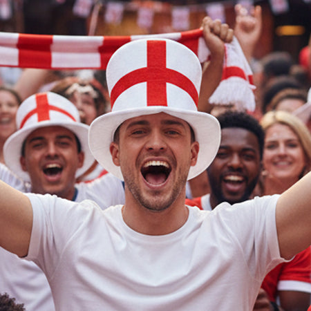 England St. George's Cross Top Hat