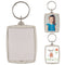 Clear Photo Holder Keyring - 3.5cm x 4.5cm - Each