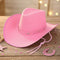 Pink Felt Cowboy Hat