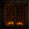 100 Orange LED Curtain Lights - 1.45m