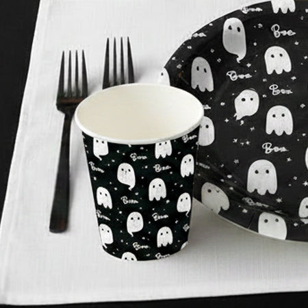 Ghost Paper Cups - 255ml - Pack of 20