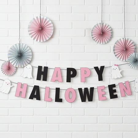 Pink Halloween Party Decoration Kit