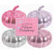 Pink Mini Disco Ball Pumpkins - 7.5cm - Pack of 4