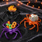 Halloween Scary Spider Bowl - 3 Assorted Colours - 23cm - Each
