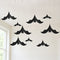 Halloween Bat Shaped Card Hanging Decoration - Pack of 10