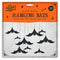 Halloween Bat Shaped Card Hanging Decoration - Pack of 10