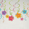 Hawaiian Swirl Decorations - Pack of 12