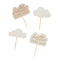Cloud & Hello Little One Food Picks or Cake Toppers - Pack of 12
